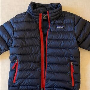 Patagonia Kids Navy Blue Down Puffer